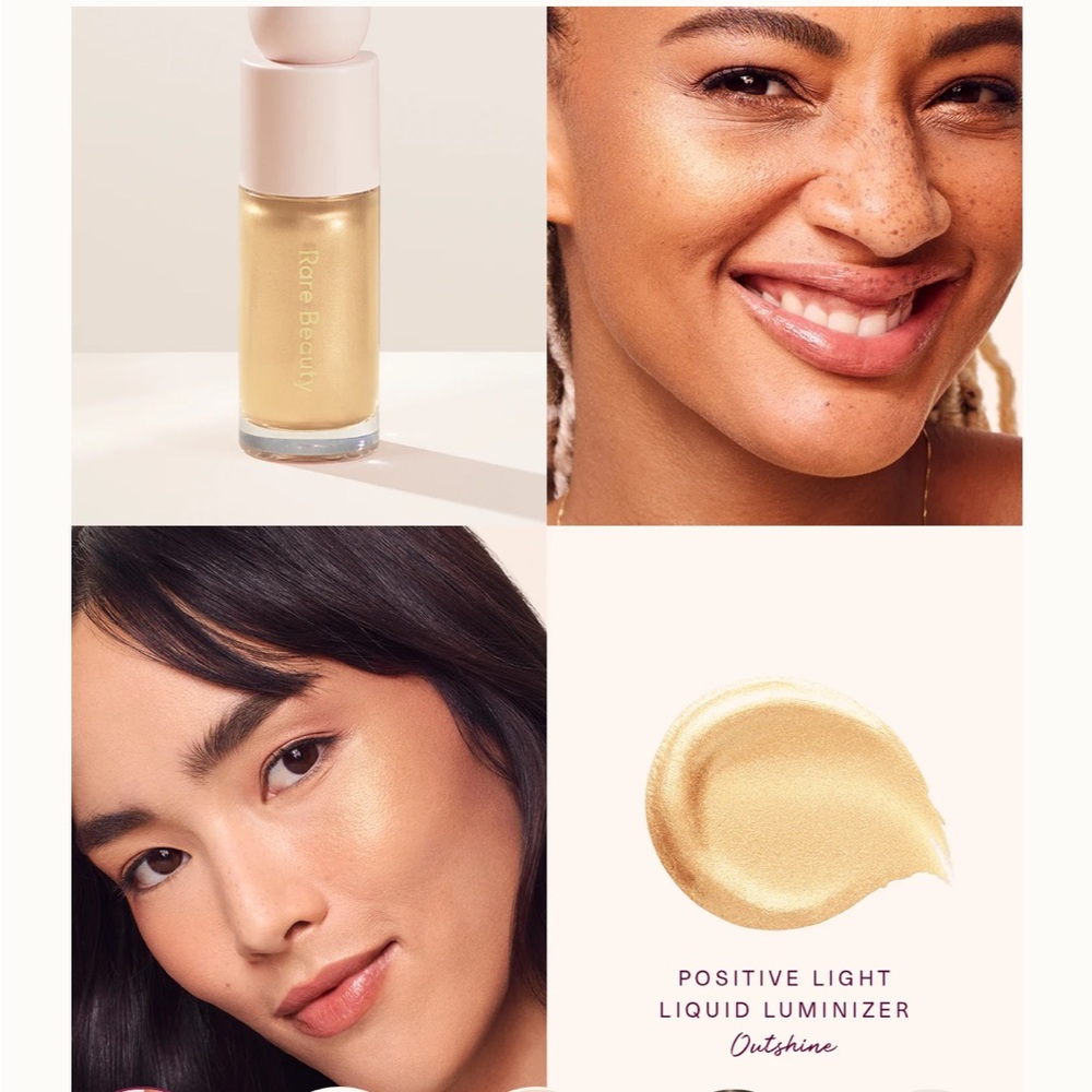 Rare Beauty Positive Light Liquid Luminizer in Outshine